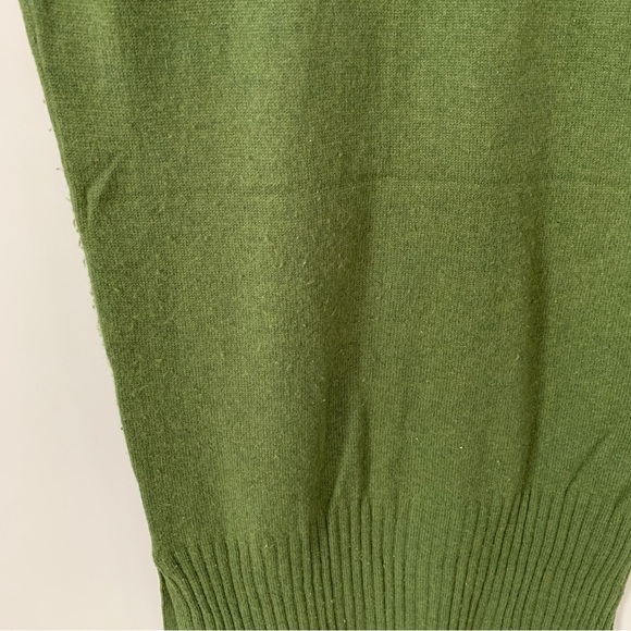 Moth Anthropologie Green Tank Sweater Dress Size S - Picture 9 of 10